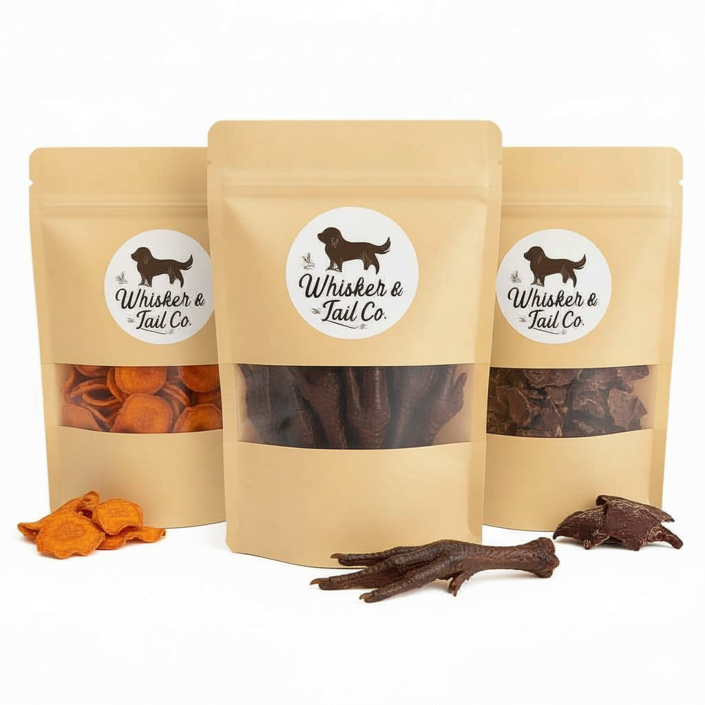 Protein + Fiber Bundle for Dogs | 3-Treat Set Large | Whisker & Tail Co.