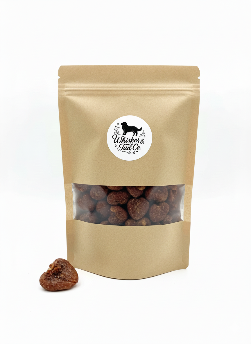 NEW!!! Free-Range Duck Hearts Superfood Treat (1.5 oz)