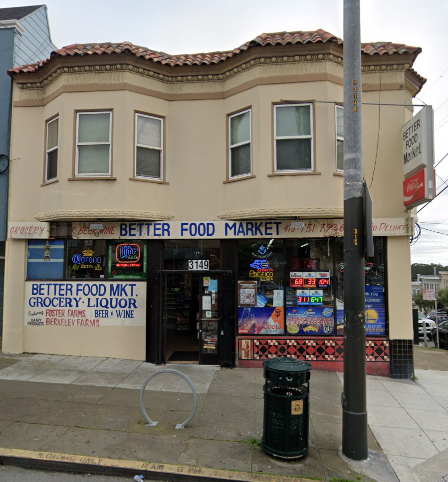 Better Food Market storefront on Balboa Street