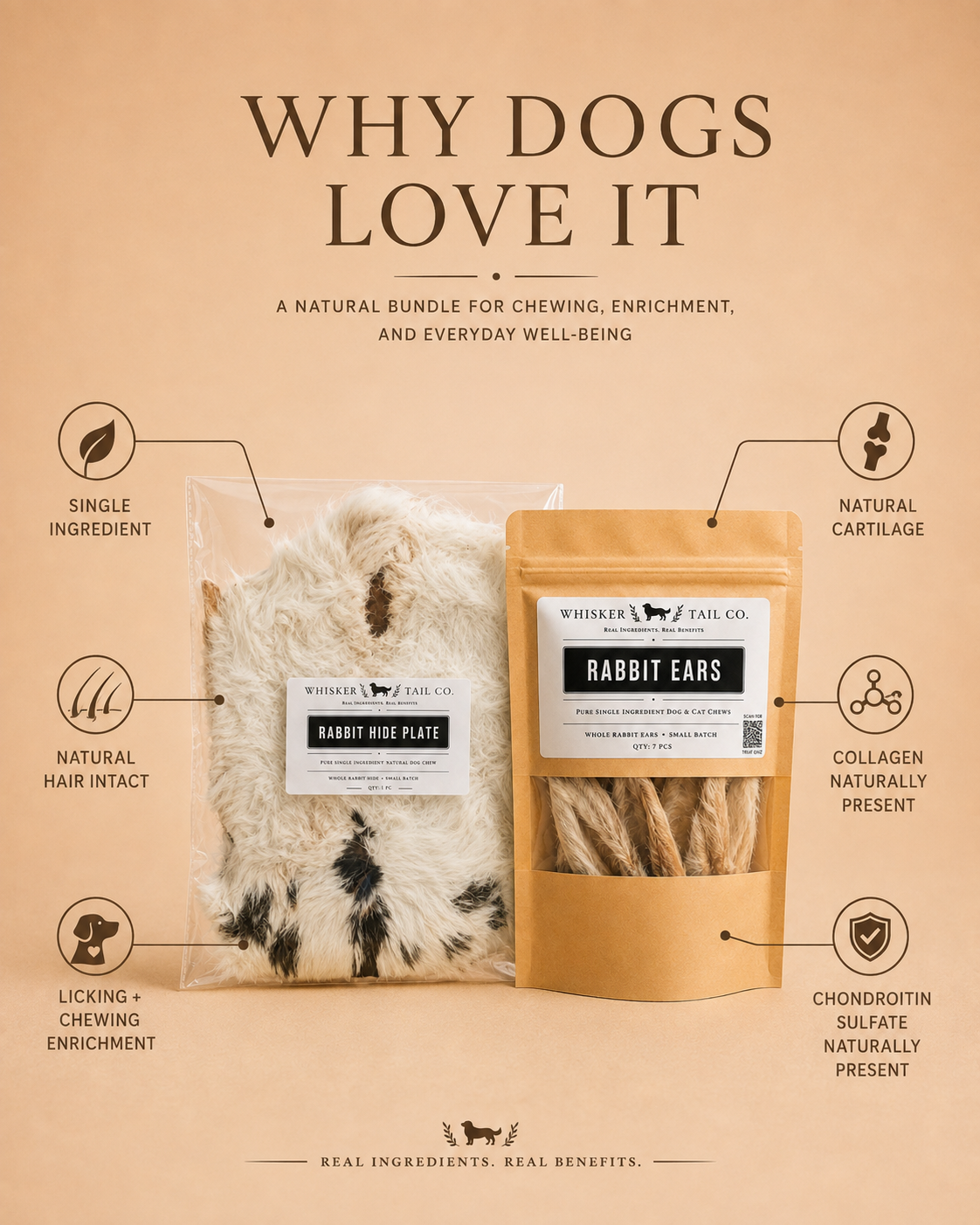 Rabbit Chew & Enrichment Bundle - Dogs Only