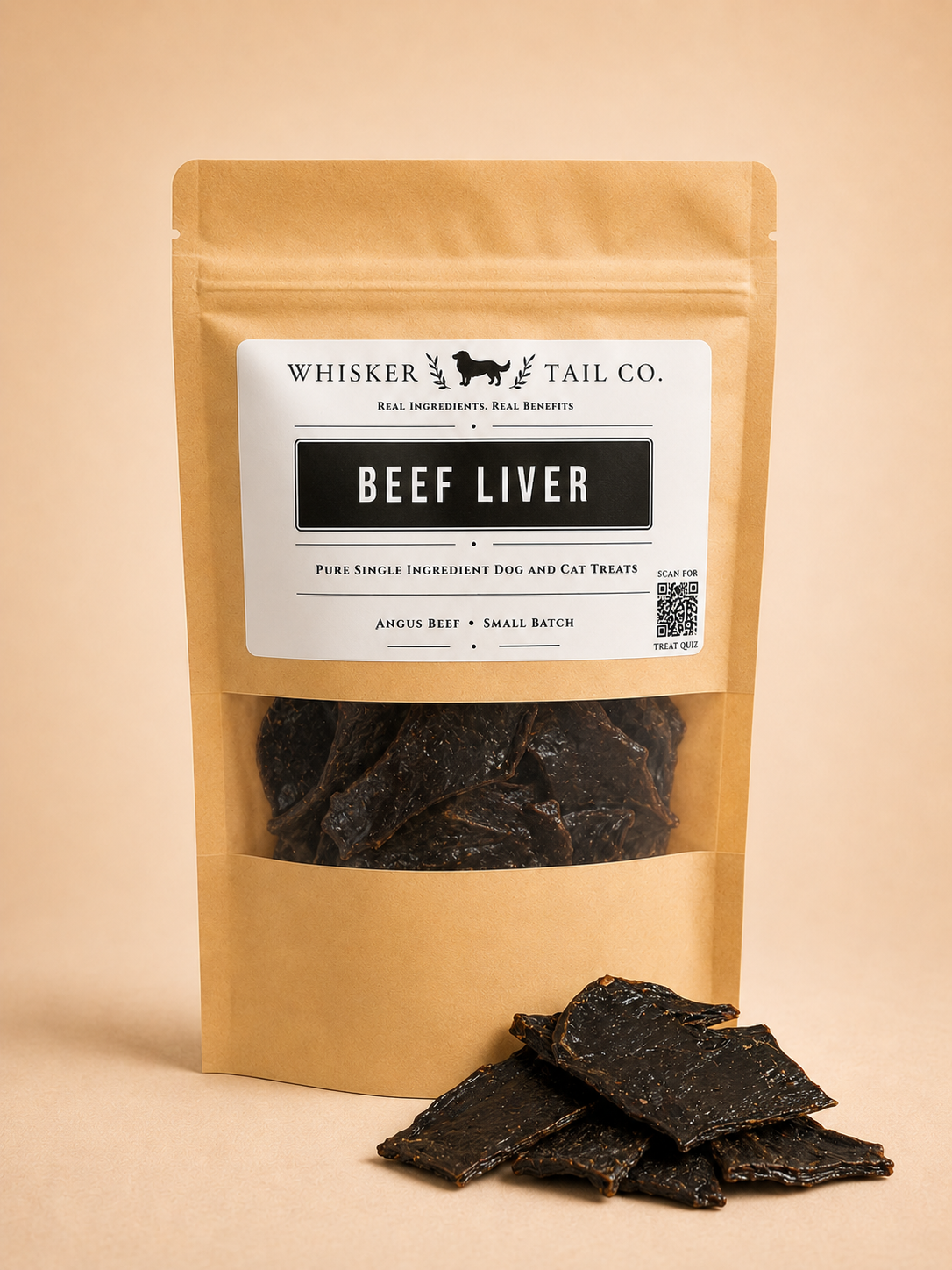 Beef Liver for Dogs & Cats | Nutrient-Rich Treat | Whisker & Tail Co.