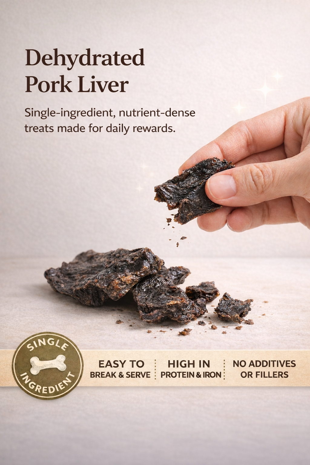 Pork Liver for Dogs & Cats | Nutrient-Rich Treat | Whisker & Tail Co.